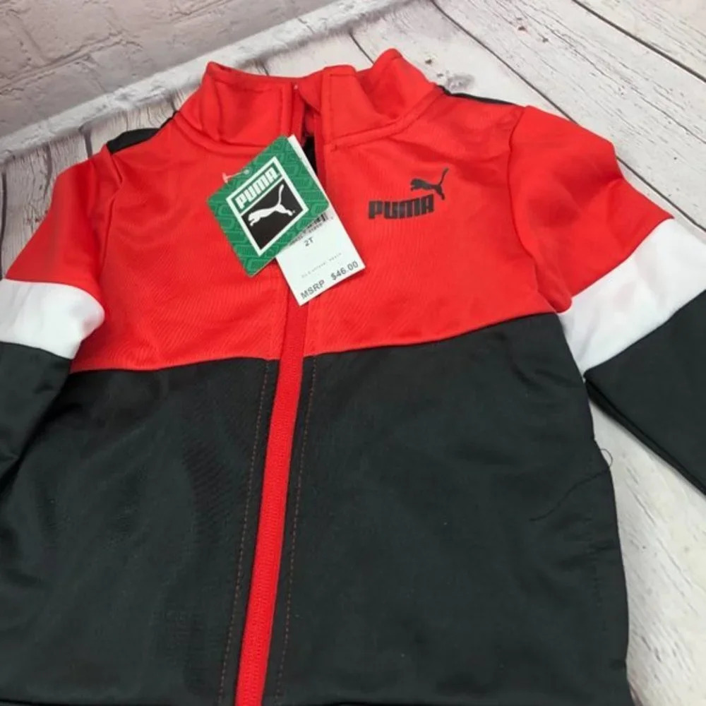 NWT puma boys jogger track suit sporty activewear Athleisure streetwear - Picture 3 of 7